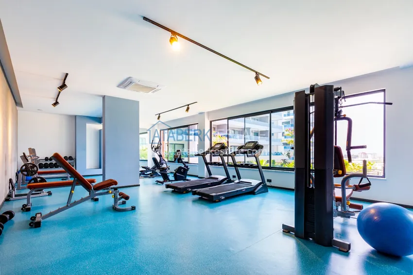 Compact 1+1 penthouse for rent in Kargicak with direct sea and mountain views C12 22 