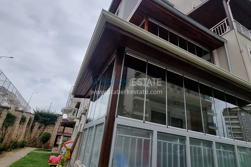 Purchase  Urgent sale! Duplex apartment with separate entrance and private garden in Cikcilli area, Alanya 1 