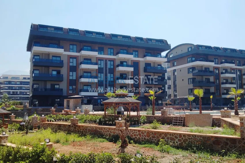 Photo -  3+1 apartment from the owner with new furniture in a new building - Oba district, Alanya 1 