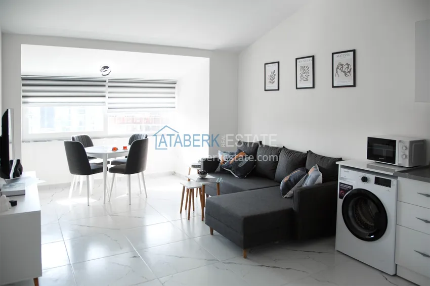 Purchase  One bedroom apartment for rent in Avsallar district in a complex with self-sufficient infrastructure  1 