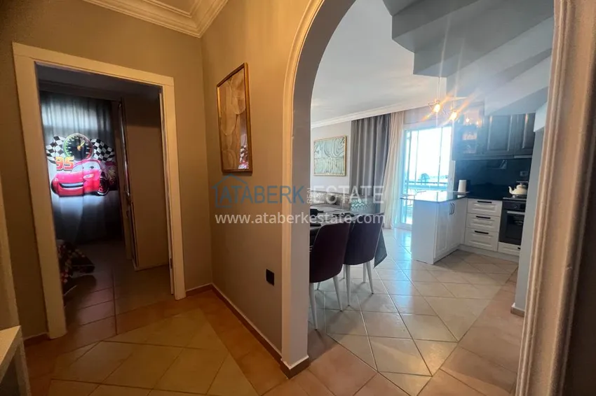 Purchase Rent a 4+1 duplex apartment with furniture in Oba, Alanya A22 1