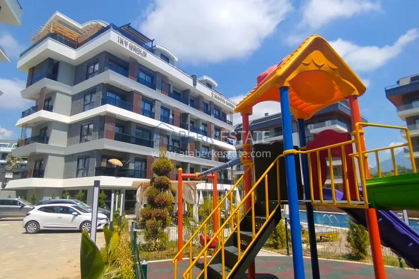 Duplex for rent in Alanya, Oba district in the new modern B19 complex 1 