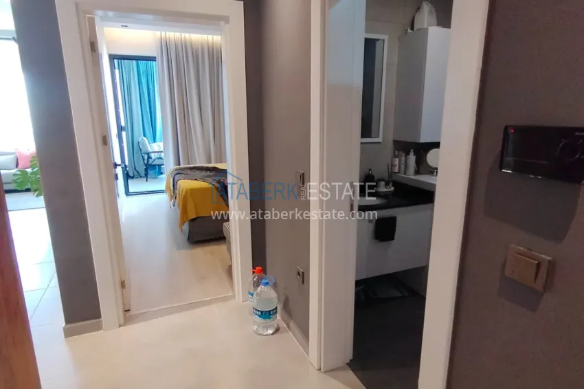 Purchase Apartment 1+1 with furniture, glazed balcony and mountain views, Mahmutlar district — Alanya 1