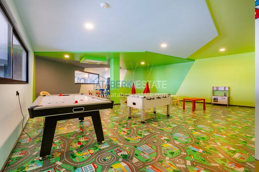 Compact 1+1 penthouse for rent in Kargicak with direct sea and mountain views C12 16 