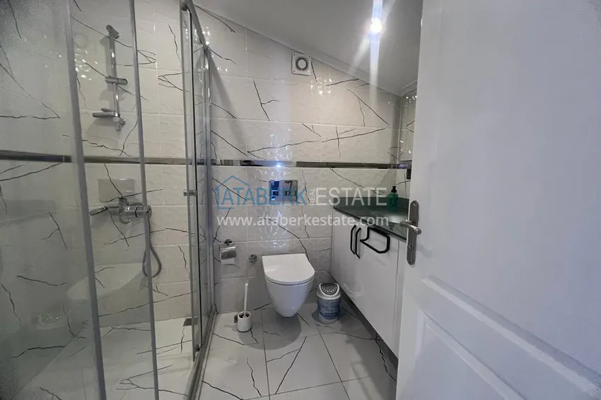 Purchase Rent a 4+1 duplex apartment with furniture in Oba, Alanya A22 21