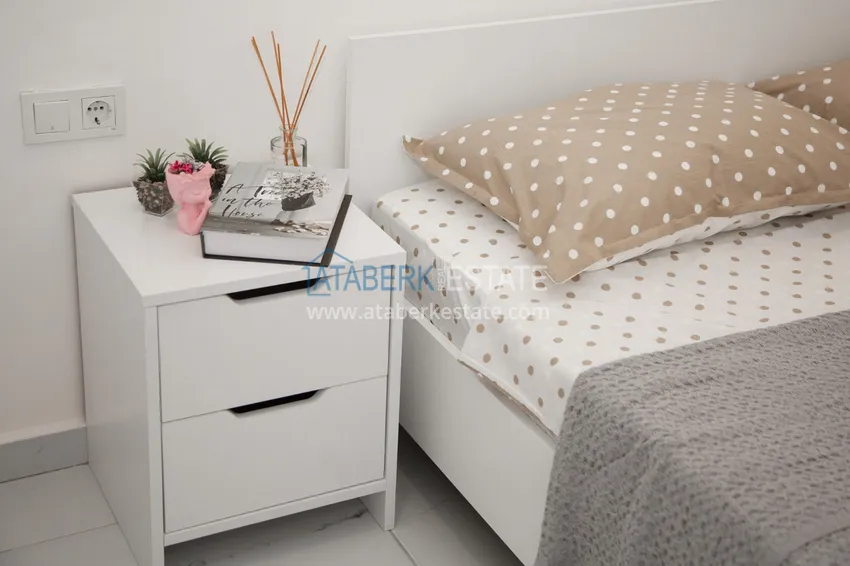 Purchase  One bedroom apartment for rent in Avsallar district in a complex with self-sufficient infrastructure  25 