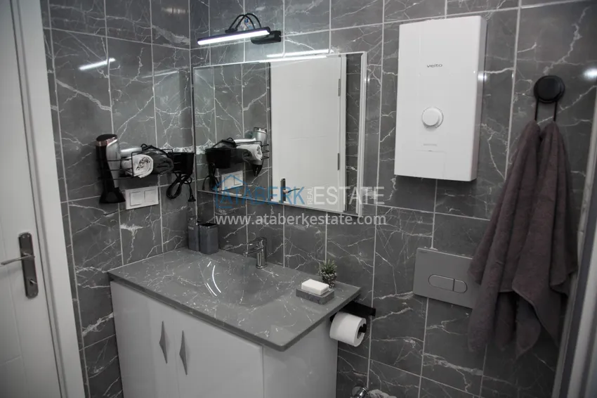 Purchase  One bedroom apartment for rent in Avsallar district in a complex with self-sufficient infrastructure  30 