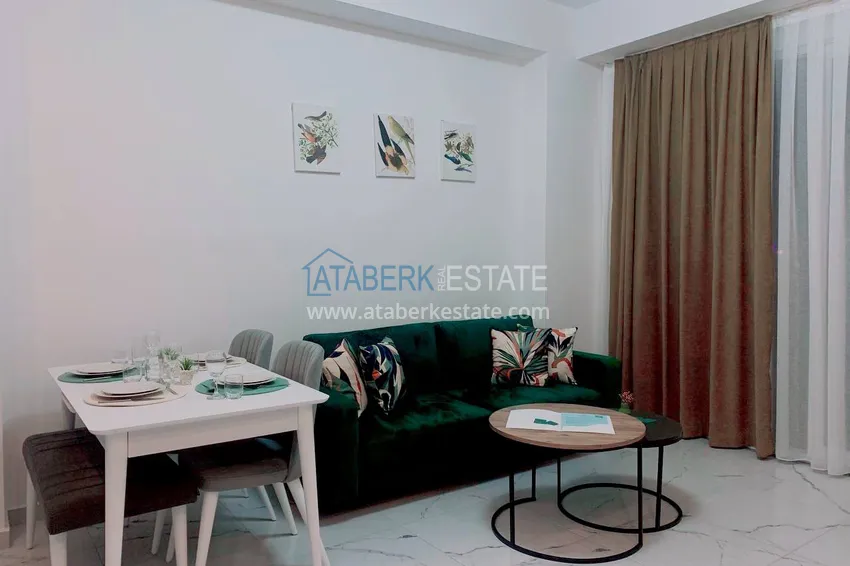 Purchase  Rent 1+1 apartment with furniture and terrace in a new modern complex – Alanya, Avsallar district 2 