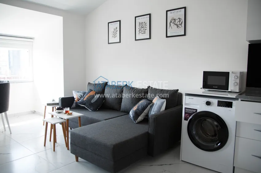 Purchase  One bedroom apartment for rent in Avsallar district in a complex with self-sufficient infrastructure  2 