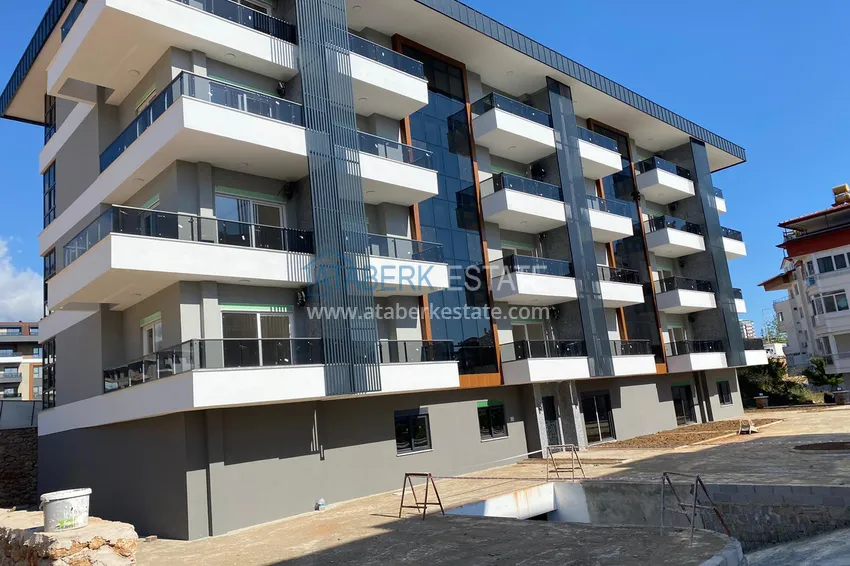 1+1 apartment for rent in a comfortable new complex - Alanya, Oba district No. 1 2 
