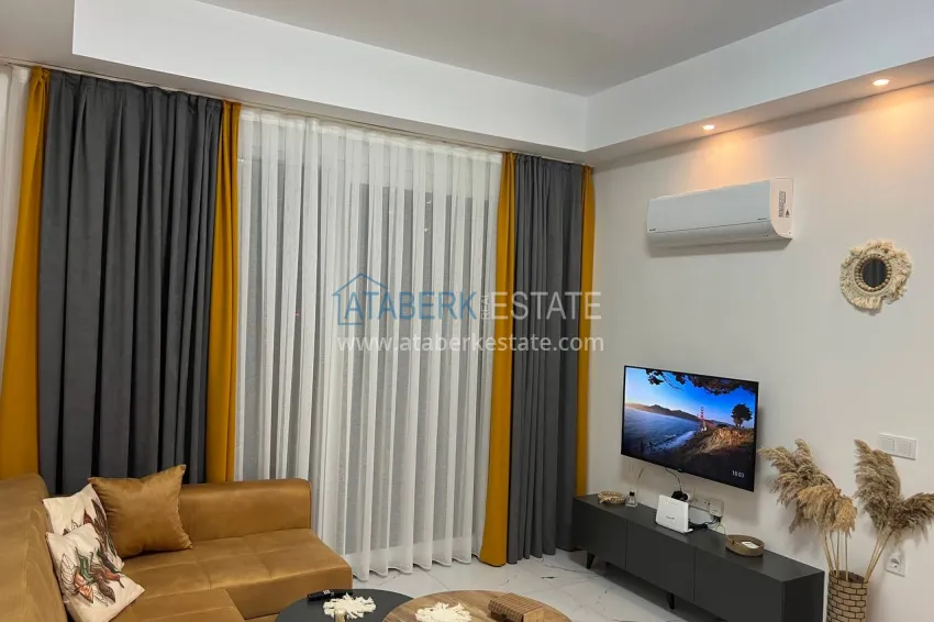 Purchase Rent a 1+1 furnished apartment in a residential complex — Alanya, Avsallar district No. 58 2