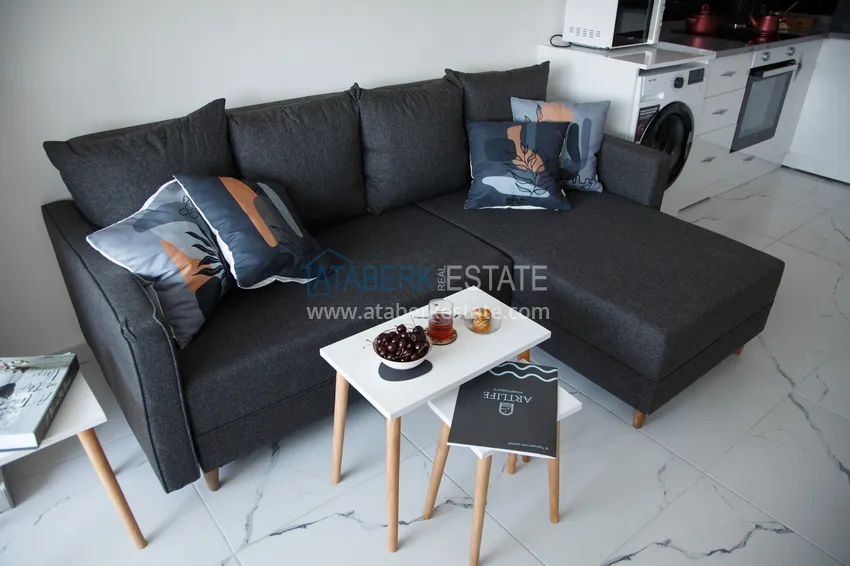 Purchase  One bedroom apartment for rent in Avsallar district in a complex with self-sufficient infrastructure  3 