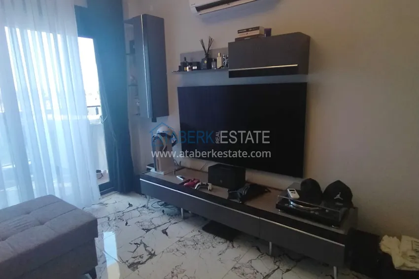Purchase  Furnished 1+1 apartment in a modern boutique complex, Oba district — Alanya 2 