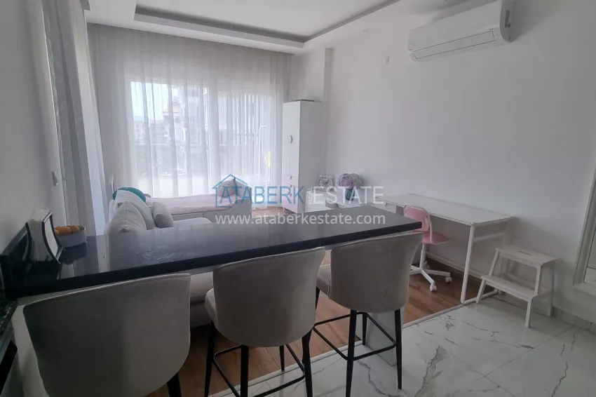 Purchase 1+1 furnished apartment in a comfortable residential complex, Oba district — Alanya 4
