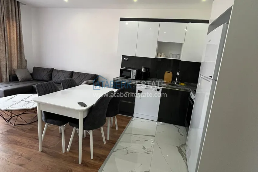 Purchase 1+1 apartment for rent in a comfortable new complex - Alanya, Oba district No. 1 3 