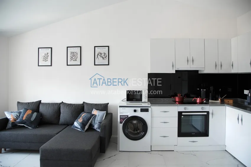 Purchase  One bedroom apartment for rent in Avsallar district in a complex with self-sufficient infrastructure  5 