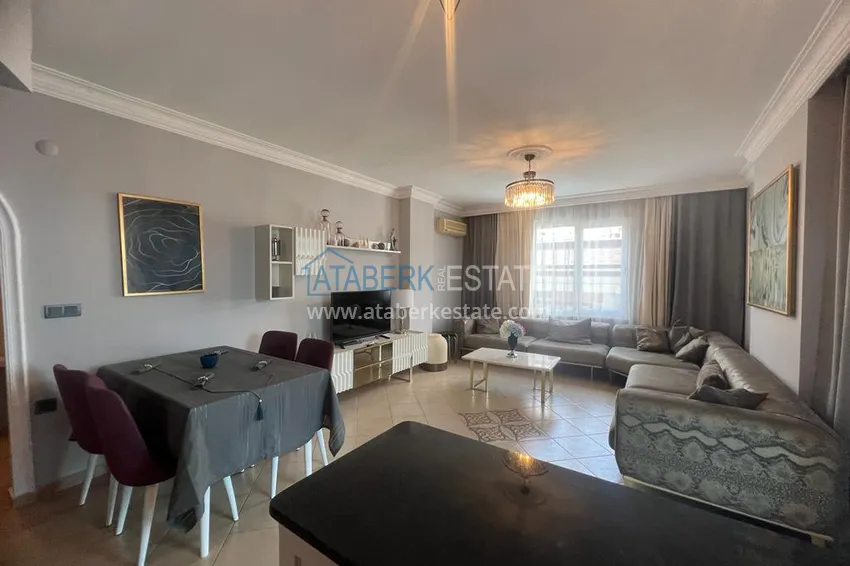Purchase Rent a 4+1 duplex apartment with furniture in Oba, Alanya A22 3