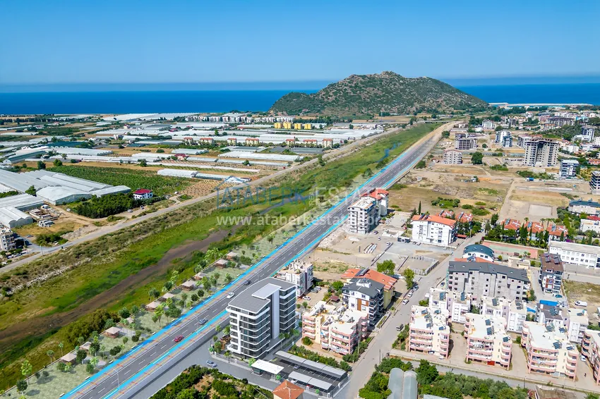 A new project of a comfort-class residential complex in Gazipasa 3 