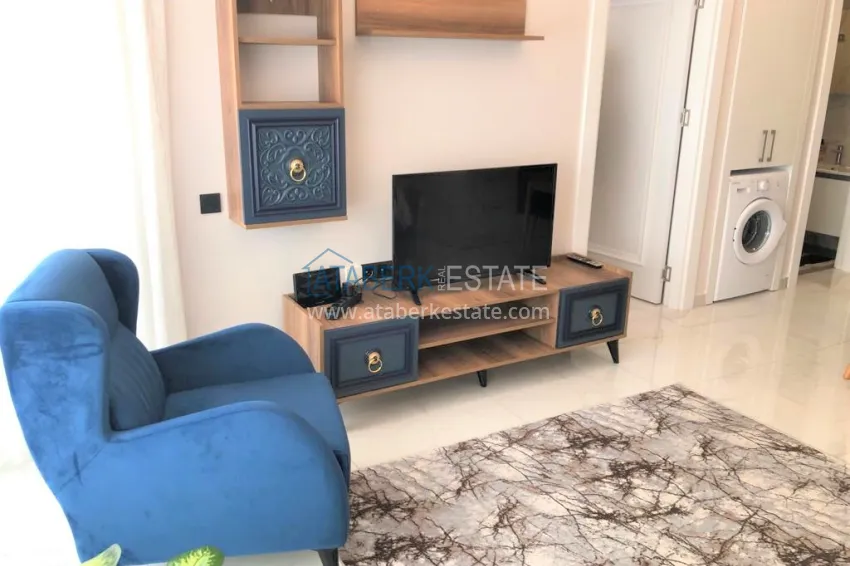 Purchase Furnished 1+1 apartment in a new residential complex near Cleopatra Beach - Alanya Center 3