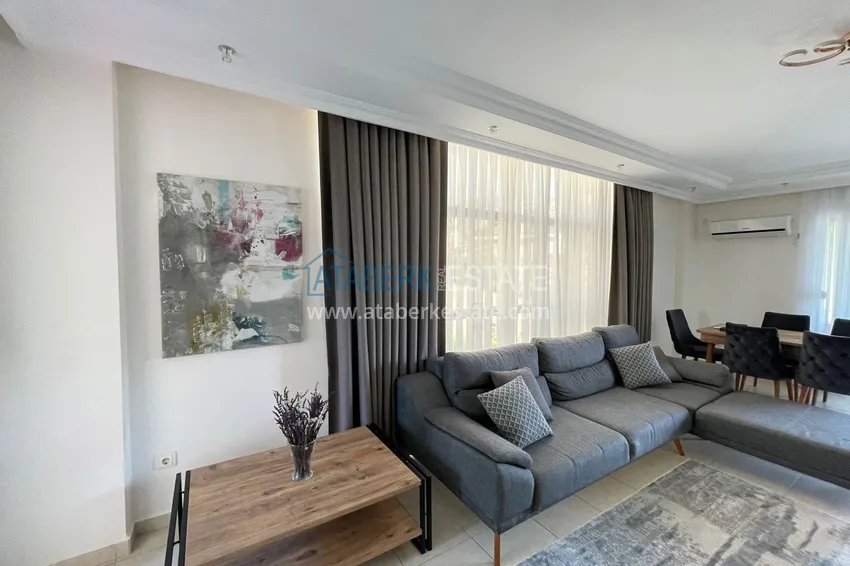 Purchase  Apartment 2+1 with furniture, glazed balcony and mountain views, Cikcilli district — Alanya 3 
