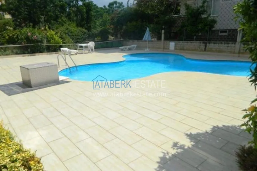 4+1 penthouse duplex with furniture and sea views in an area open to residence permits, Tosmur — Alanya 4