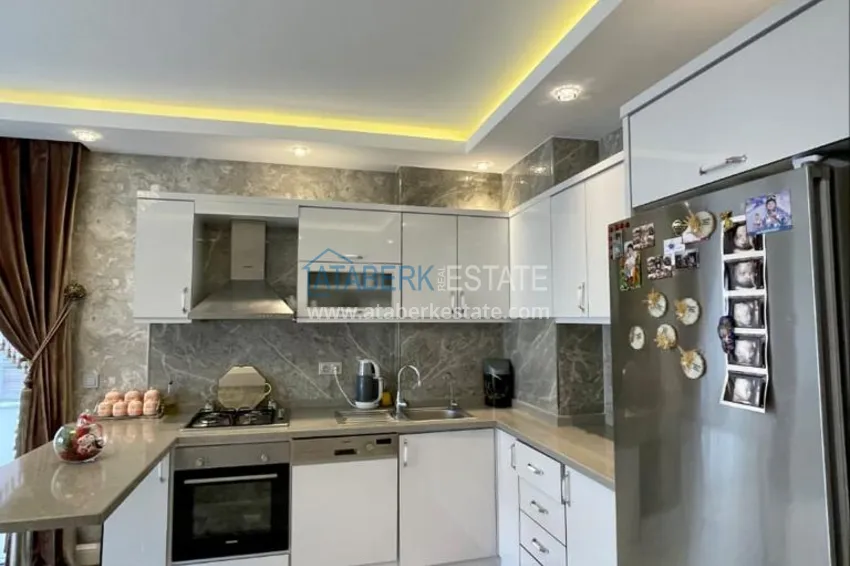 Purchase  Apartment 3+1 with furniture, glazed balcony and mountain views, Kestel district — Alanya 4 