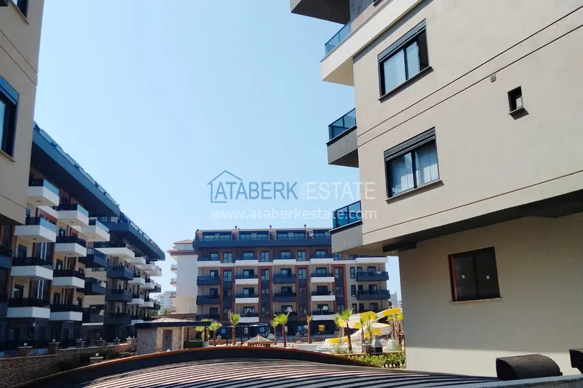 Photo -  3+1 apartment from the owner with new furniture in a new building - Oba district, Alanya 4 