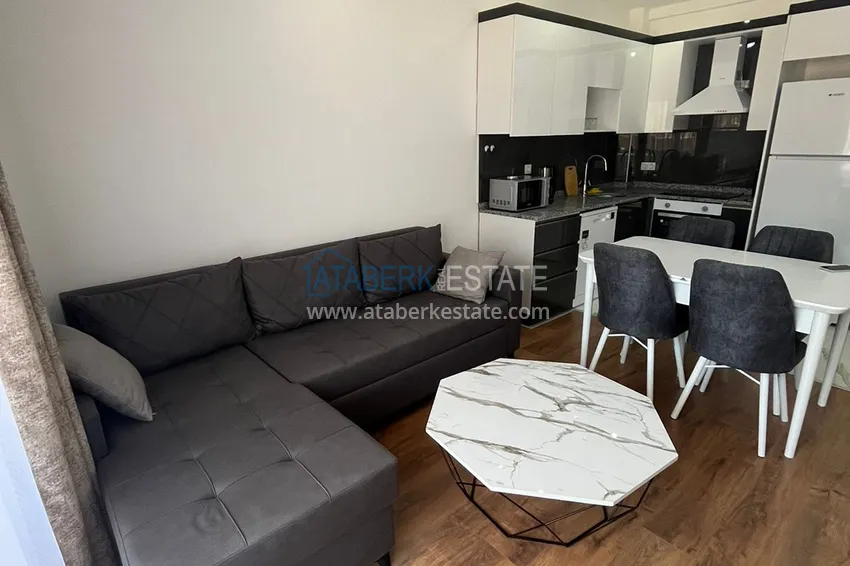 Purchase 1+1 apartment for rent in a comfortable new complex - Alanya, Oba district No. 1 4 