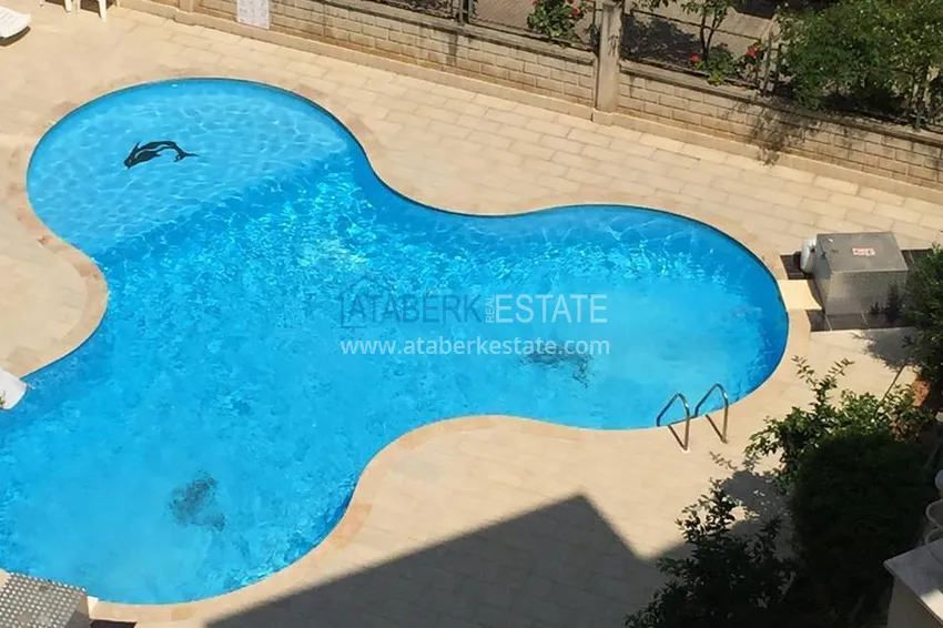 4+1 penthouse duplex with furniture and sea views in an area open to residence permits, Tosmur — Alanya 5