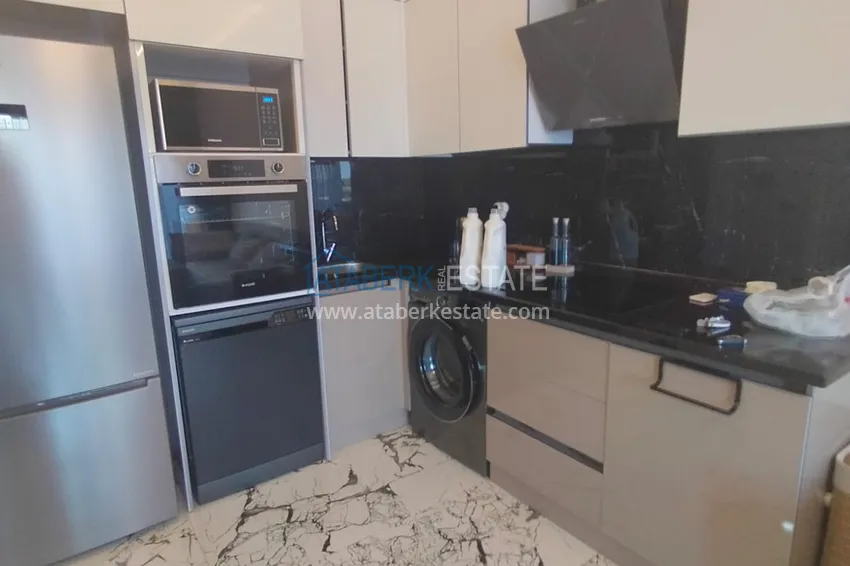 Purchase  Furnished 1+1 apartment in a modern boutique complex, Oba district — Alanya 4 