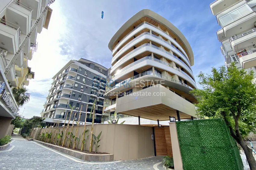 Loft duplex 1+1 with new furniture in a new building in the center of Alanya - Cleopatra Beach area 5 