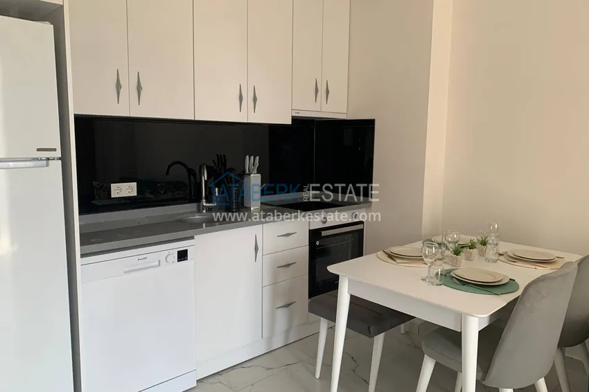 Purchase  Rent 1+1 apartment with furniture and terrace in a new modern complex – Alanya, Avsallar district 5 
