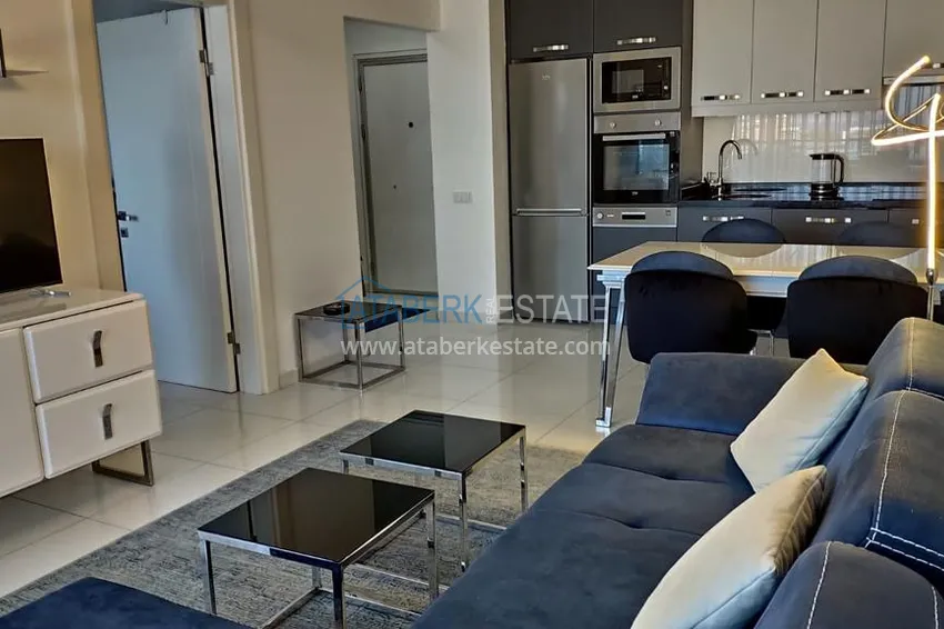 Purchase Compact 1+1 penthouse for rent in Kargicak with direct sea and mountain views C12 6 