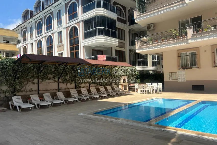 Rent a 4+1 duplex apartment with furniture in Oba, Alanya A22 6