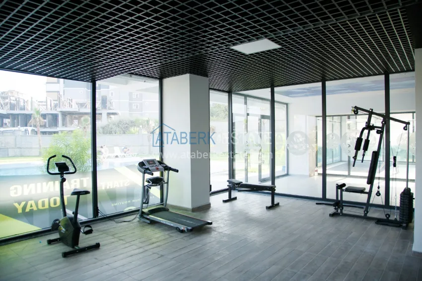 Rent a 1+1 furnished apartment in a residential complex — Alanya, Avsallar district No. 58 9