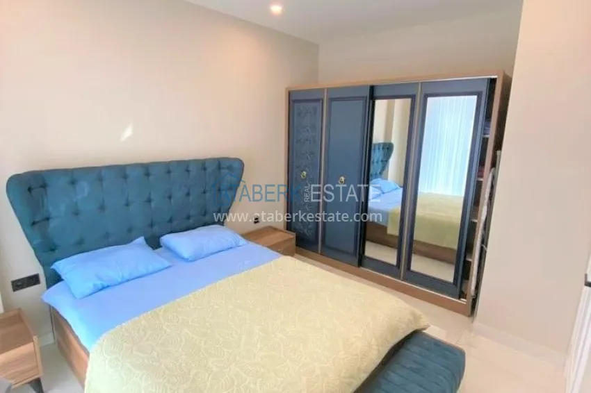 Purchase Furnished 1+1 apartment in a new residential complex near Cleopatra Beach - Alanya Center 6