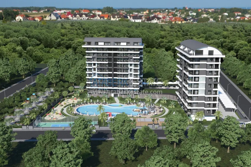 Real estate from a developer in a premium complex at the project stage — Alanya, Demirtash district 10