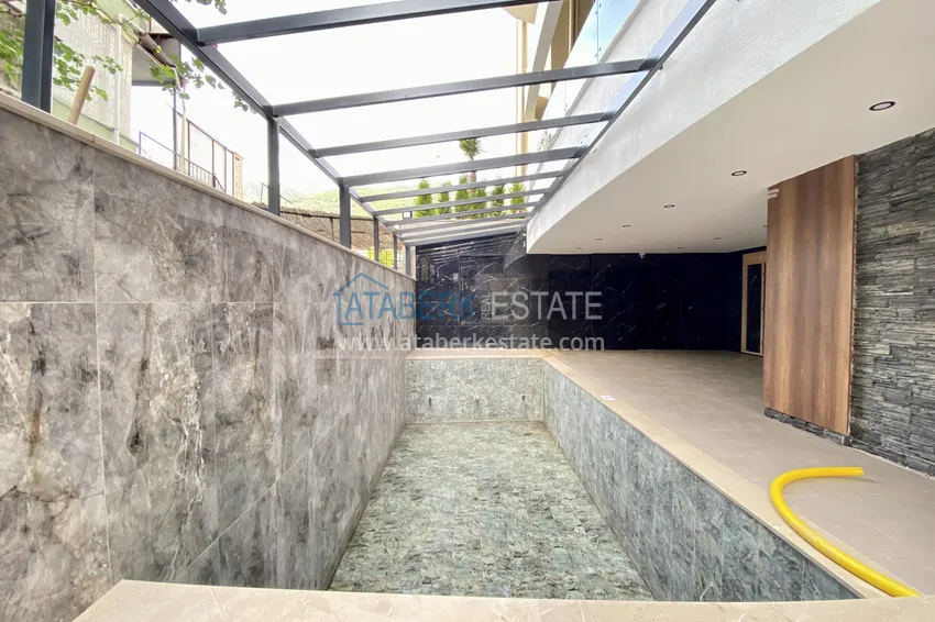 Loft duplex 1+1 with new furniture in a new building in the center of Alanya - Cleopatra Beach area 6 