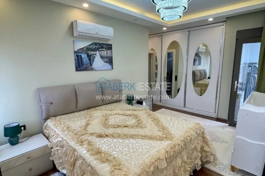 Purchase  Apartment 3+1 with furniture, glazed balcony and mountain views, Kestel district — Alanya 7 