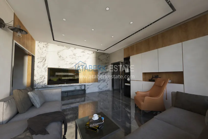 Real estate from a developer in a premium complex at the project stage — Alanya, Demirtash district 34