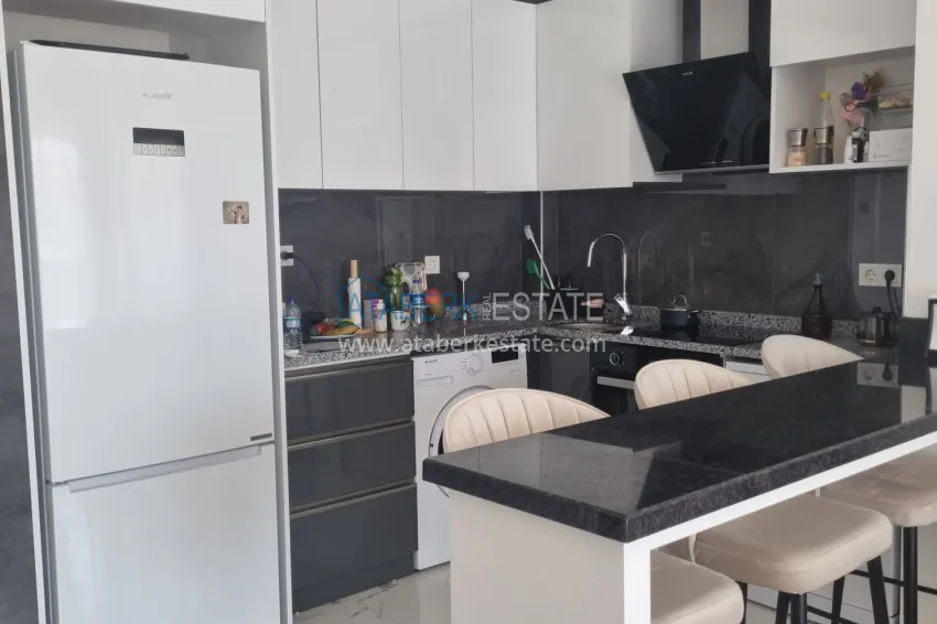 Purchase 1+1 furnished apartment in a comfortable residential complex, Oba district — Alanya 8