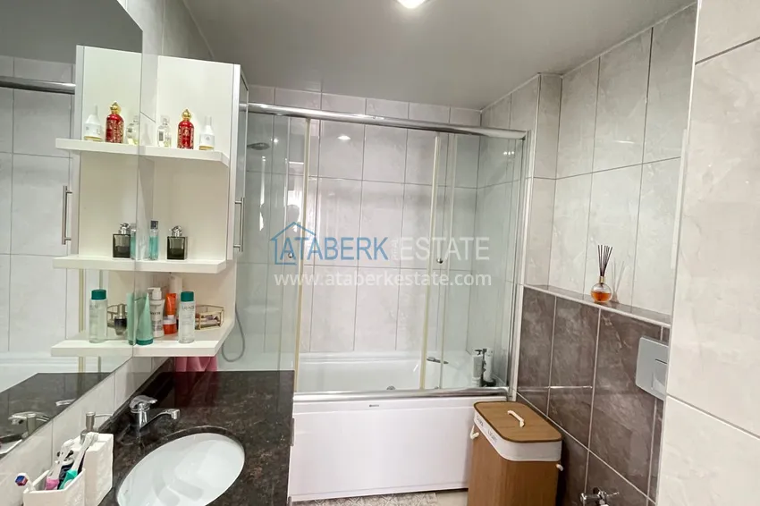 Purchase  Apartment 2+1 with furniture, glazed balcony and mountain views, Cikcilli district — Alanya 8 