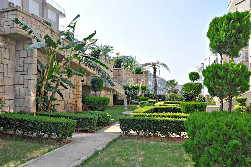 Urgent sale! Duplex apartment with separate entrance and private garden in Cikcilli area, Alanya 9 