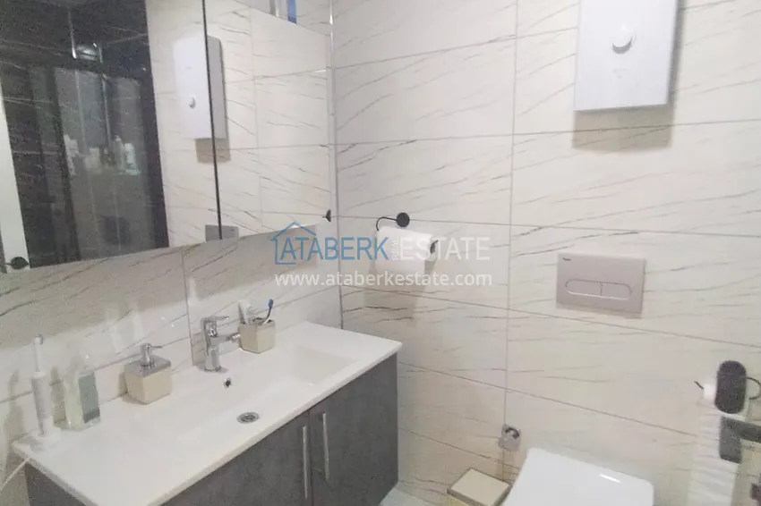 Purchase  Furnished 1+1 apartment in a modern boutique complex, Oba district — Alanya 7 