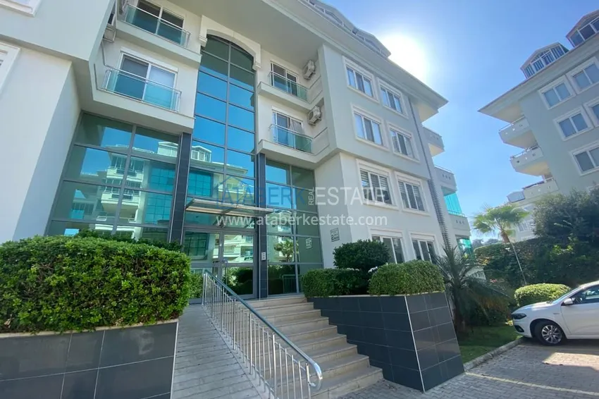 Apartment 2+1 with furniture, glazed balcony and mountain views, Cikcilli district — Alanya 9 