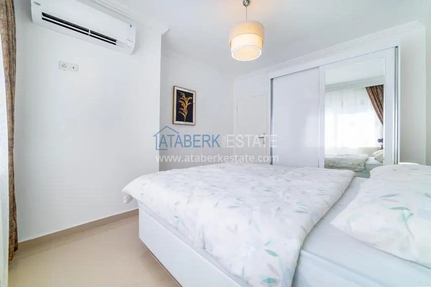 Purchase One bedroom apartment in Mahmutlar furnished with open sea views 8 