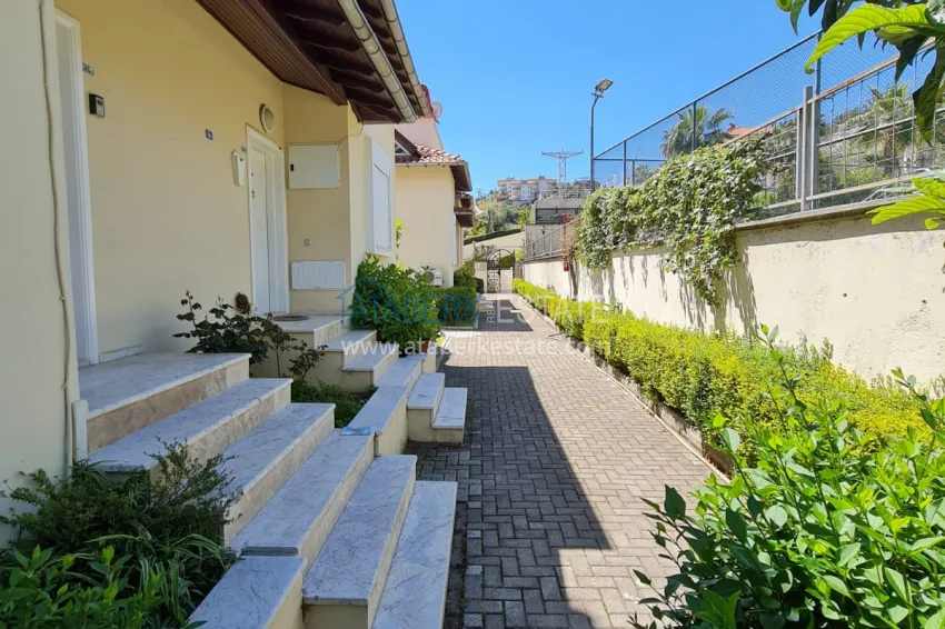 Two-story 2+1 villa in Alanya in a mountain cottage complex, the area is open for a residence permit 9 