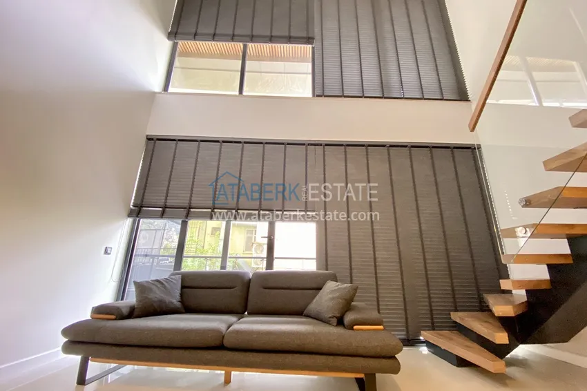 Purchase Loft duplex 1+1 with new furniture in a new building in the center of Alanya - Cleopatra Beach area 8 