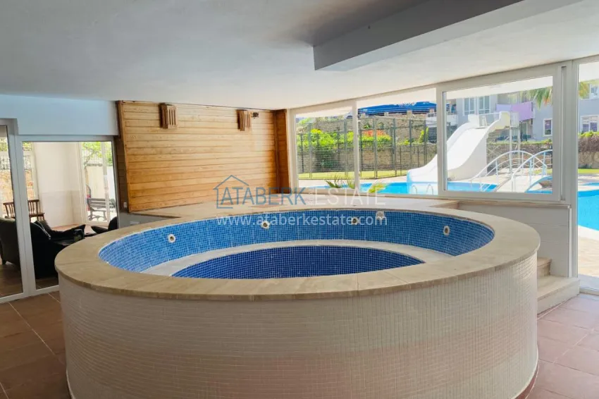 Two-bedroom apartment for rent in a complex with excellent infrastructure — Alanya, Tosmur district No. 5 9 