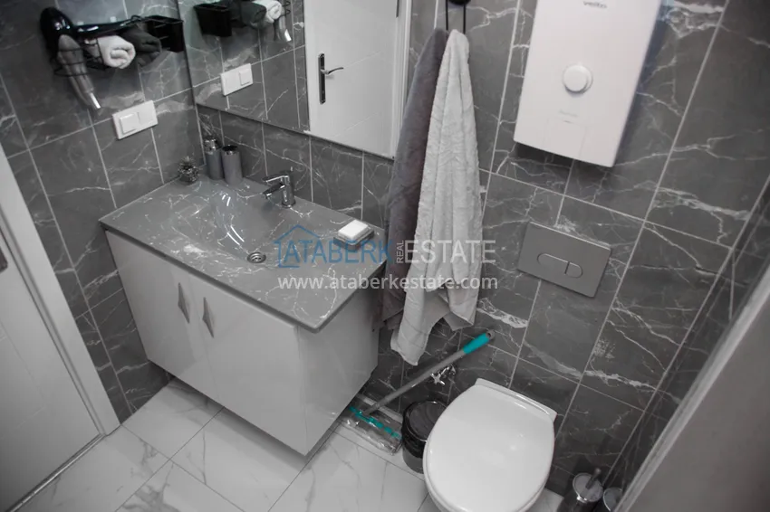 Purchase  Rent 1+1 apartment with furniture and terrace in a new modern complex – Alanya, Avsallar district 9 